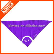 Fashion cotton cheap customized triangle printed neckwear